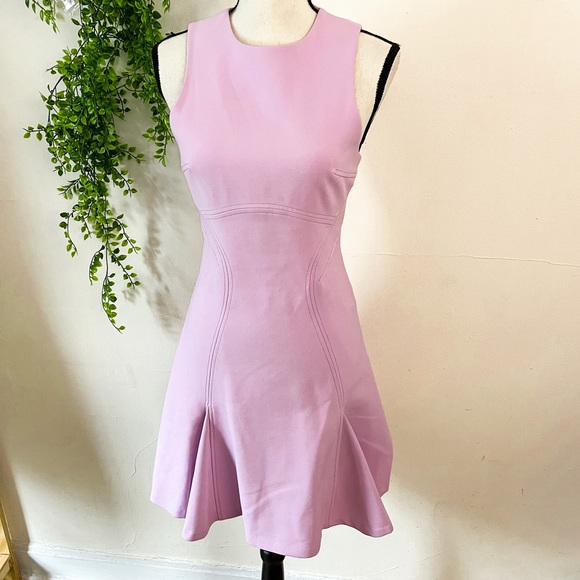 cinq a sept Dresses & Skirts - Cinq a Sept Elizabeth Lilac Fit Flare Dress Size 2